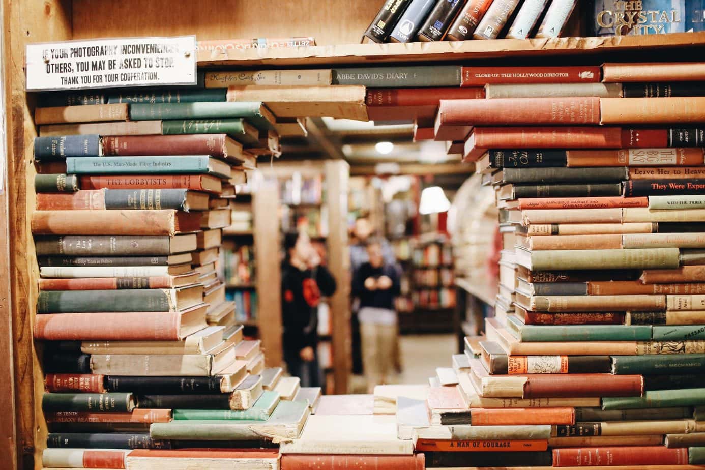 Gadgets with logo for bookstore